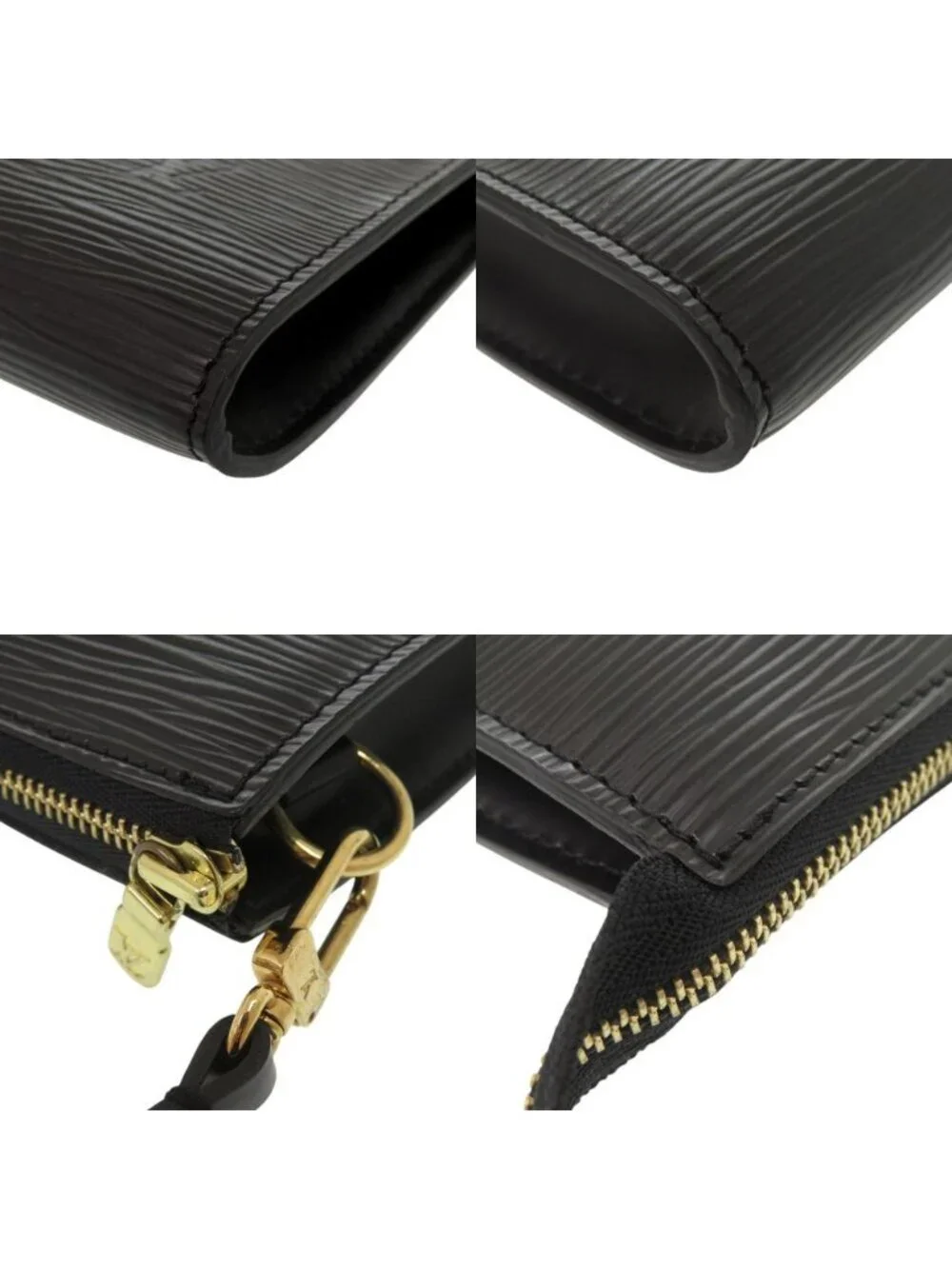 Louis Vuitton Pochette Soiru Epi Noir Pouch